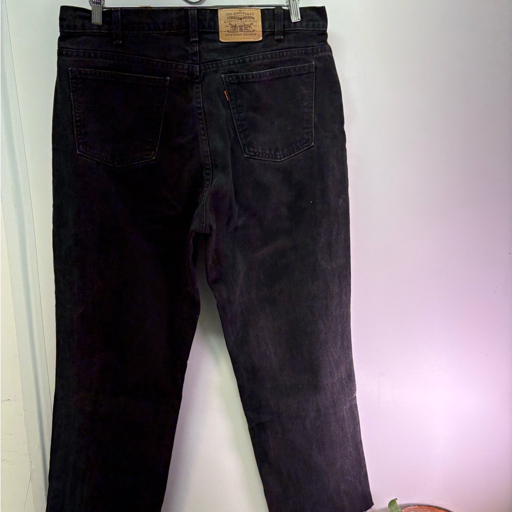 90s Levi’s Orange Tab Black Denim Jeans